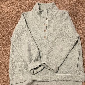 aerie mint colored sherpa